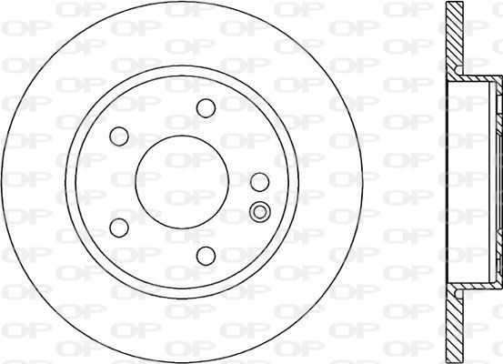 OPEN PARTS Bremžu diski BDA1699.10